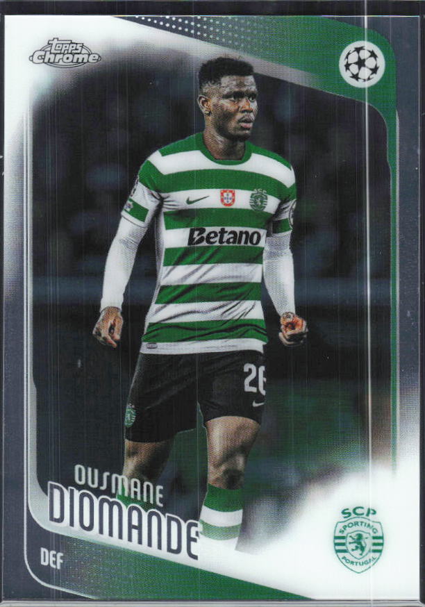 Ousmane Diomande – 2025-26 Topps Chrome UEFA Club Competitions #104 – framsida