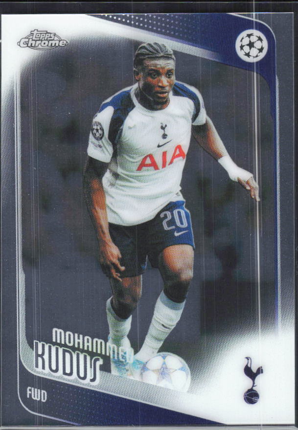 Mohammed Kudus – 2025-26 Topps Chrome UEFA Club Competitions #89 – framsida