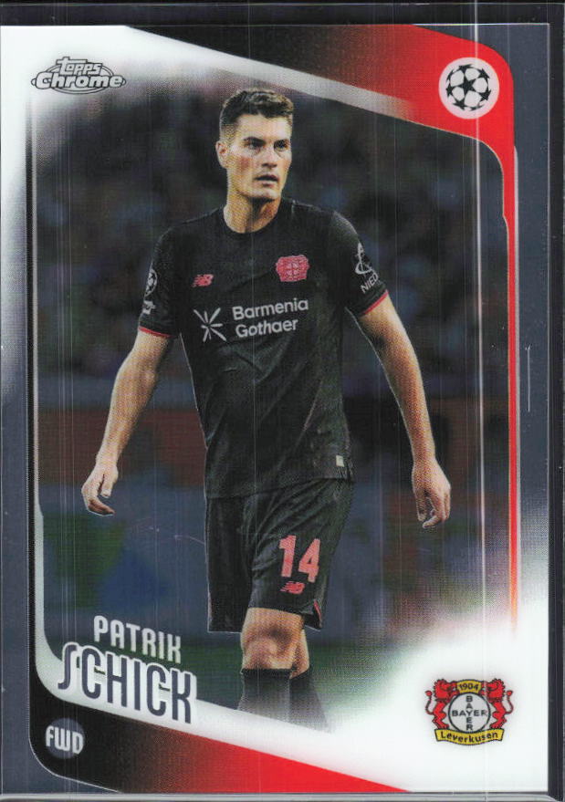 Patrik Schick – 2025-26 Topps Chrome UEFA Club Competitions #153 – framsida
