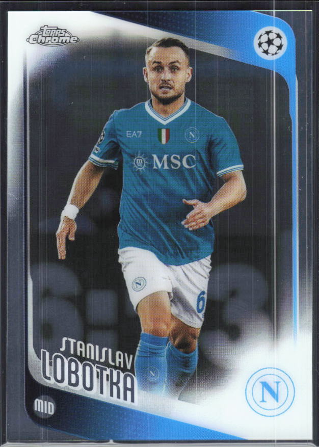 Stanislav Lobotka – 2025-26 Topps Chrome UEFA Club Competitions #11 – framsida