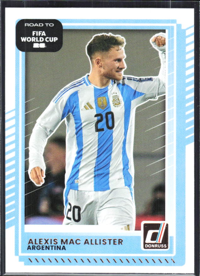 Alexis Mac Allister – 2025-26 Donruss Road to FIFA World Cup #156 – framsida