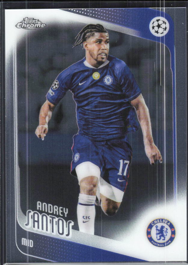 Andrey Santos – 2025-26 Topps Chrome UEFA Club Competitions #107 – framsida
