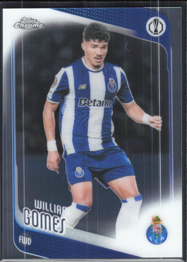 William Gomes – 2025-26 Topps Chrome UEFA Club Competitions #50 – framsida