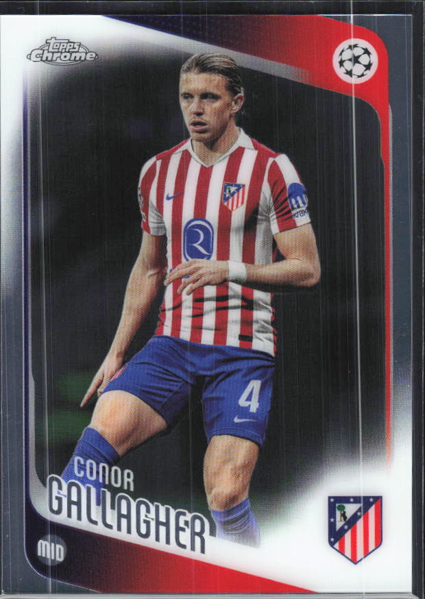 Conor Gallagher – 2025-26 Topps Chrome UEFA Club Competitions #189 – framsida
