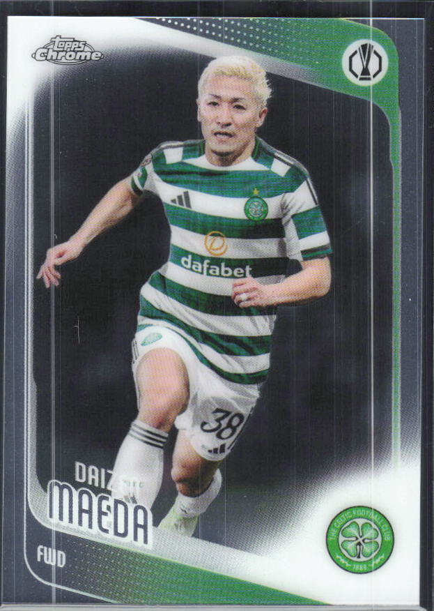 Daizen Maeda – 2025-26 Topps Chrome UEFA Club Competitions #98 – framsida