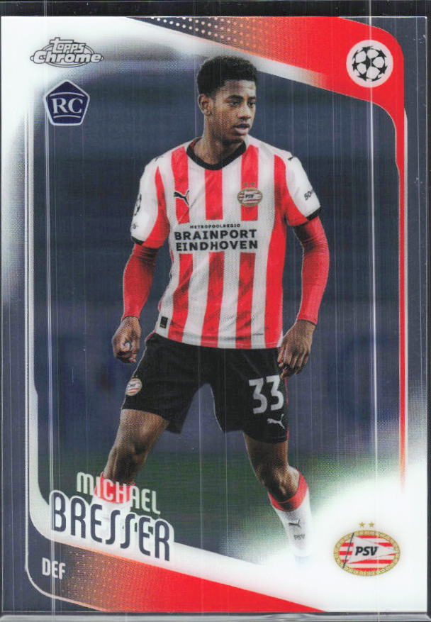 Michael Bresser – 2025-26 Topps Chrome UEFA Club Competitions #146 – framsida