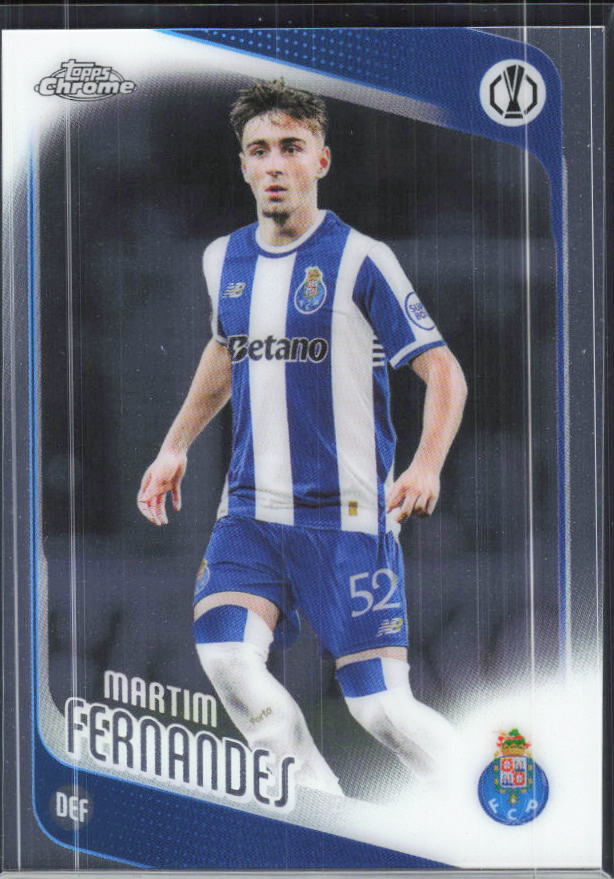 Martim Fernandes – 2025-26 Topps Chrome UEFA Club Competitions #62 – framsida