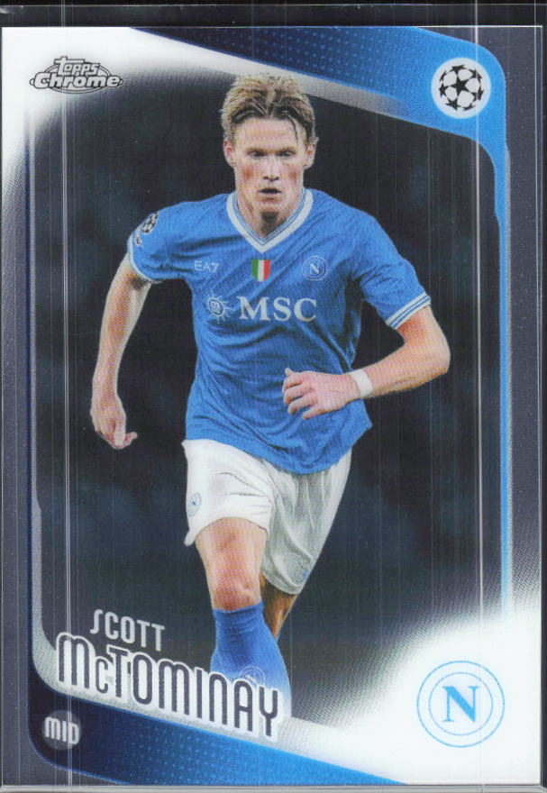 Scott McTominay – 2025-26 Topps Chrome UEFA Club Competitions #41 – framsida