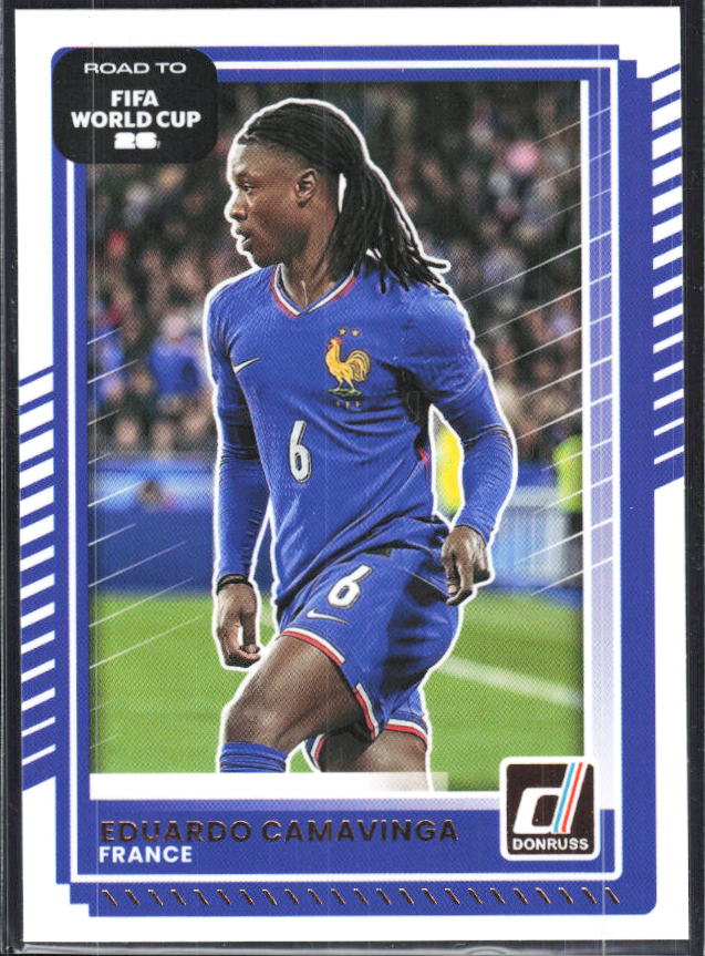Eduardo Camavinga – 2025-26 Donruss Road to FIFA World Cup #141 – framsida