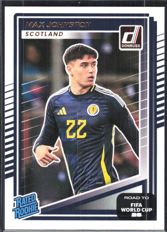 Max Johnston – 2025-26 Donruss Road to FIFA World Cup #233 – framsida