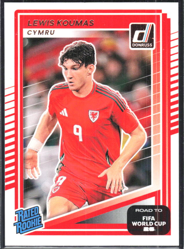 Lewis Koumas – 2025-26 Donruss Road to FIFA World Cup #207 – framsida