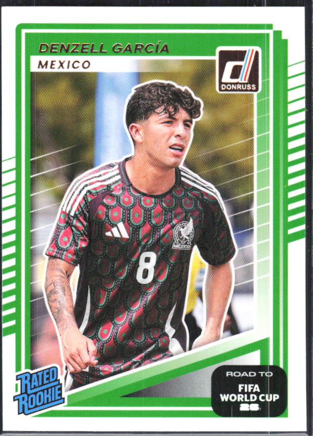 Denzell Garcia – 2025-26 Donruss Road to FIFA World Cup #211 – framsida
