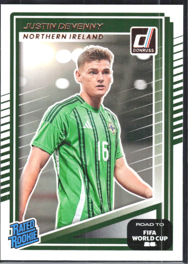 Justin Devenny – 2025-26 Donruss Road to FIFA World Cup #220 – framsida