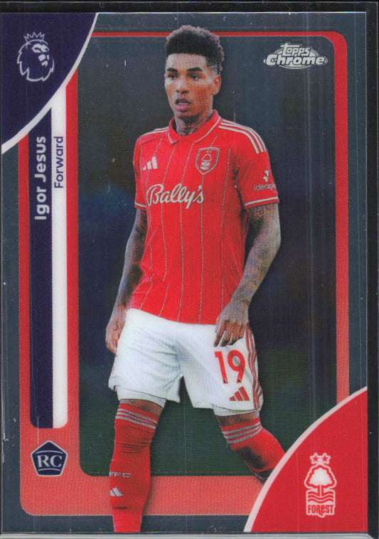 2025-26 Topps Chrome Premier League #151 Igor Jesus Base