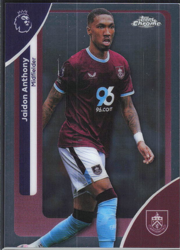 2025-26 Topps Chrome Premier League #54 Jaidon Anthony Base