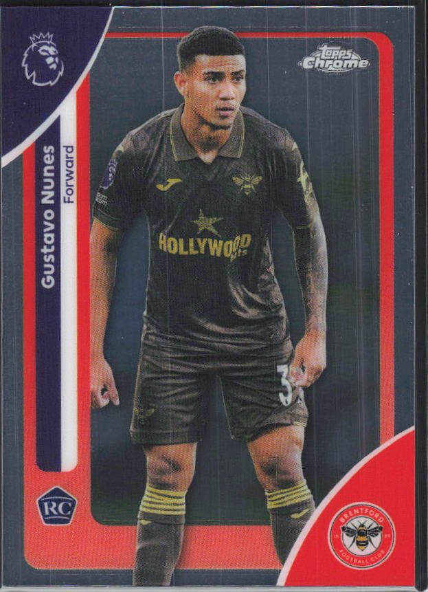 2025-26 Topps Chrome Premier League #31 Gustavo Nunes Base
