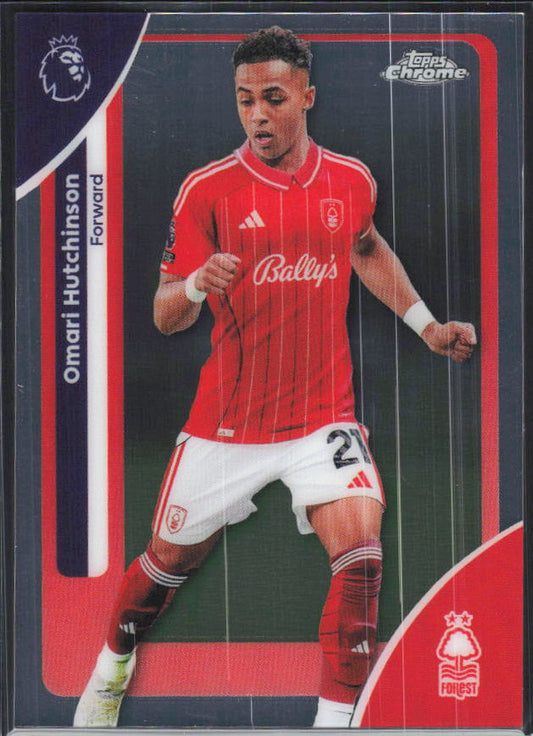 2025-26 Topps Chrome Premier League #160 Omari Hutchinson Base