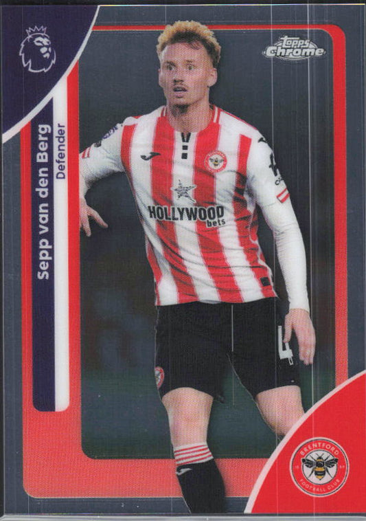 2025-26 Topps Chrome Premier League #38 Sepp van den Berg Base