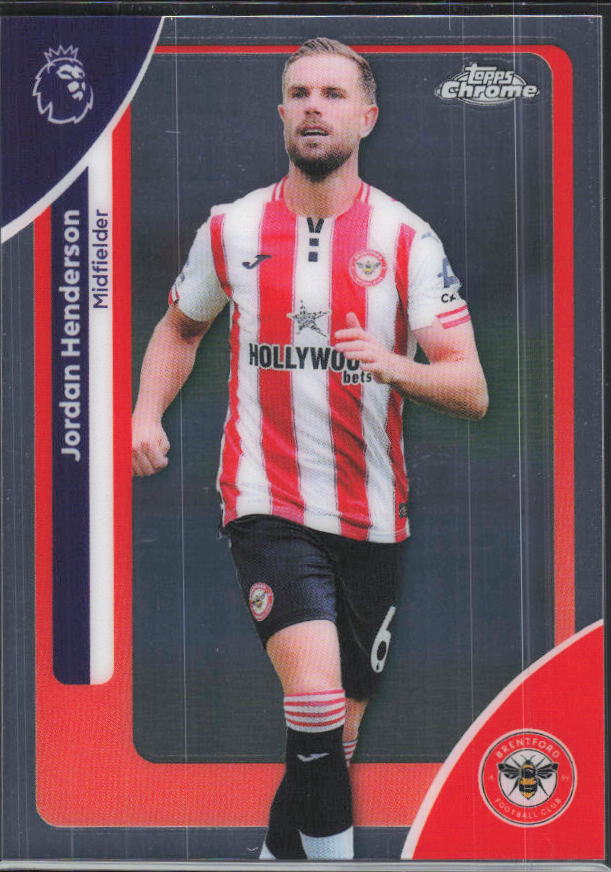 2025-26 Topps Chrome Premier League #39 Jordan Henderson Base