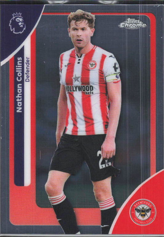 2025-26 Topps Chrome Premier League #36 Nathan Collins Base