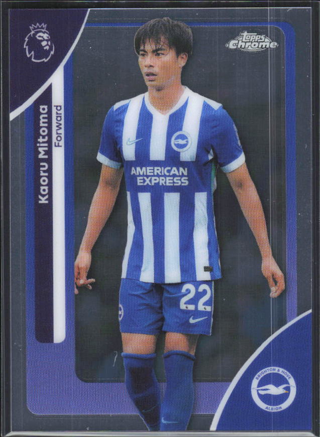 2025-26 Topps Chrome Premier League #45 Kaoru Mitoma Base