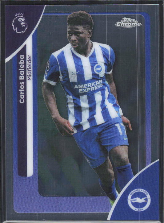 2025-26 Topps Chrome Premier League #46 Carlos Baleba Base
