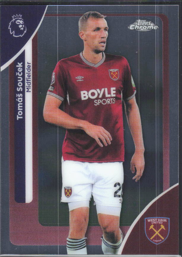 2025-26 Topps Chrome Premier League #188 Tomáš Souček Base