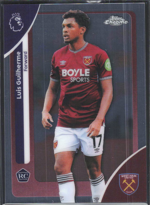 2025-26 Topps Chrome Premier League #185 Luis Guilherme Base