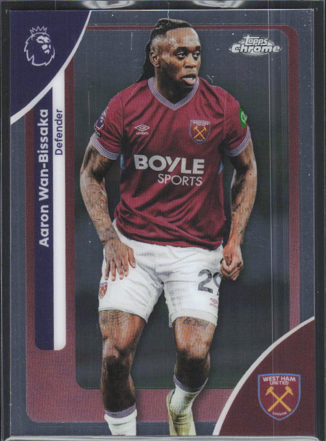 2025-26 Topps Chrome Premier League #190 Aaron Wan-Bissaka Base