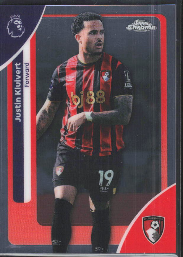 2025-26 Topps Chrome Premier League #1 Justin Kluivert Base