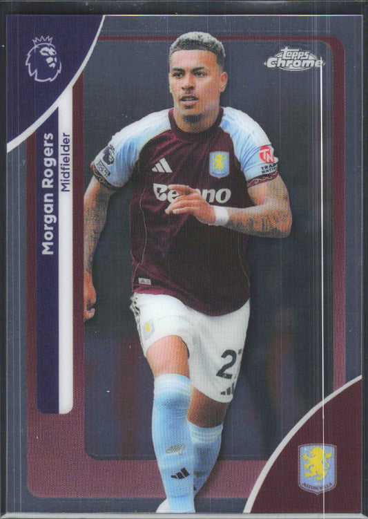 2025-26 Topps Chrome Premier League #22 Morgan Rogers Base