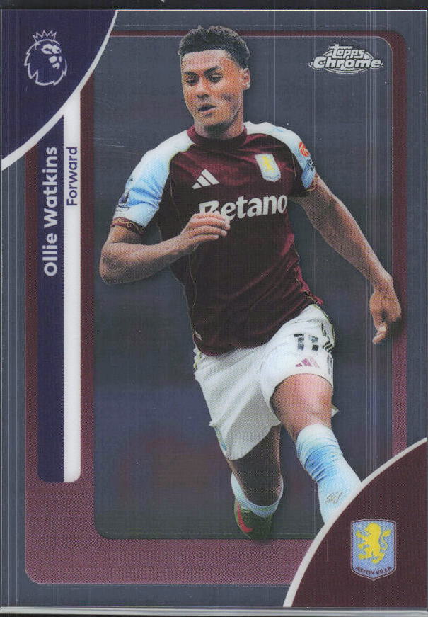 2025-26 Topps Chrome Premier League #23 Ollie Watkins Base