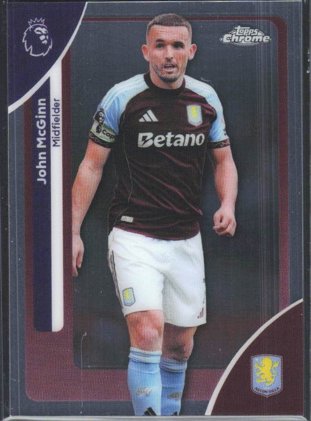 2025-26 Topps Chrome Premier League #26 John McGinn Base