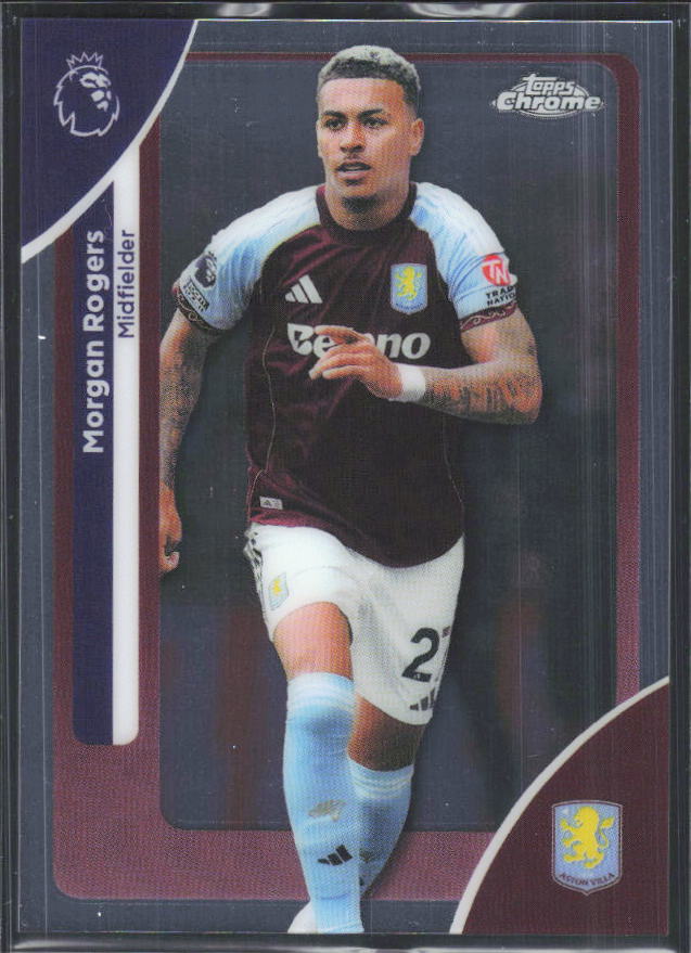 2025-26 Topps Chrome Premier League #22 Morgan Rogers Base