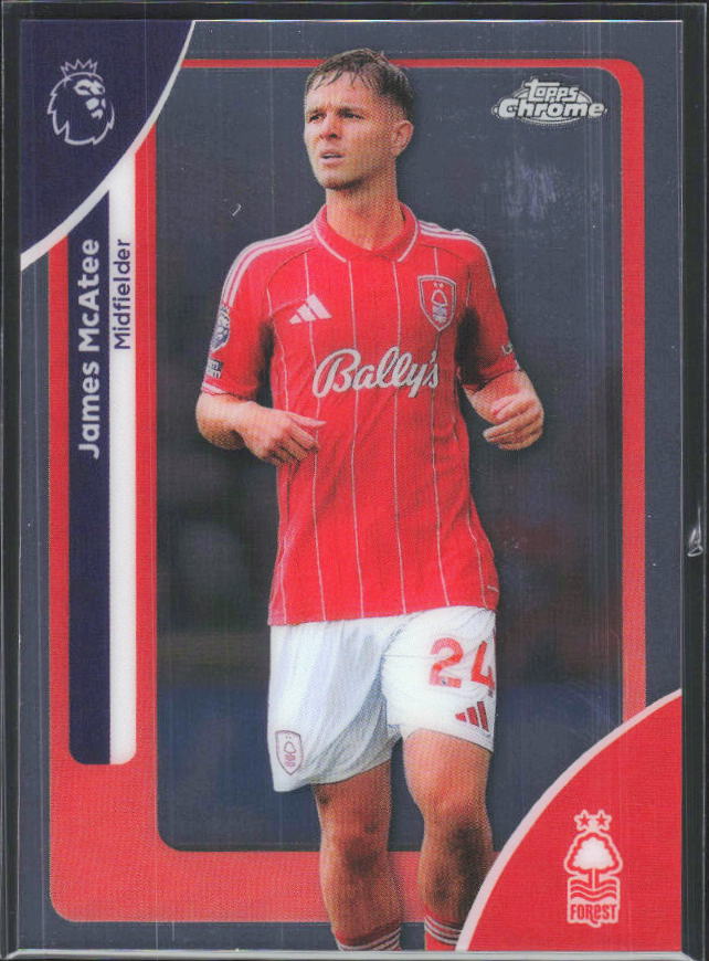 2025-26 Topps Chrome Premier League #156 James McAtee Base