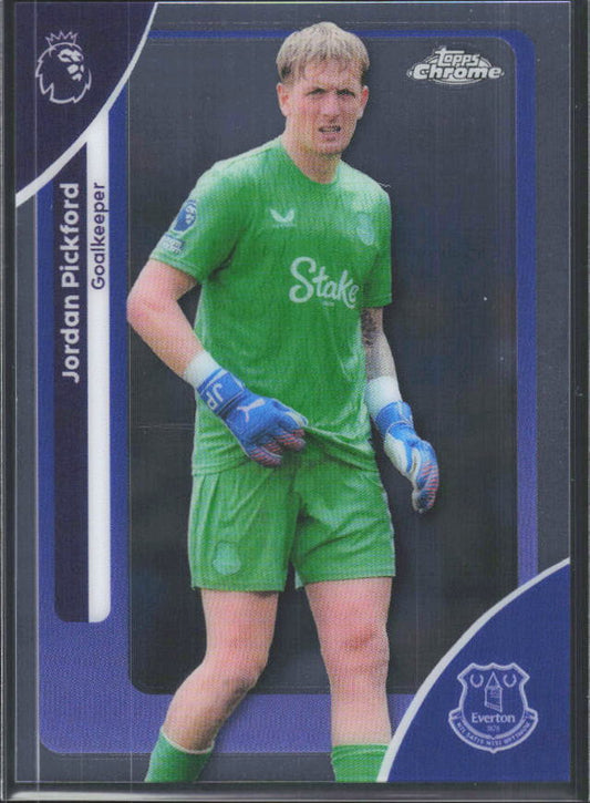 2025-26 Topps Chrome Premier League #84 Jordan Pickford Base