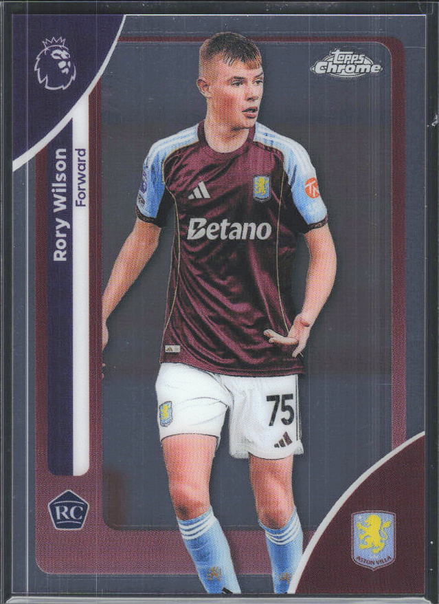 2025-26 Topps Chrome Premier League #27 Rory Wilson Base