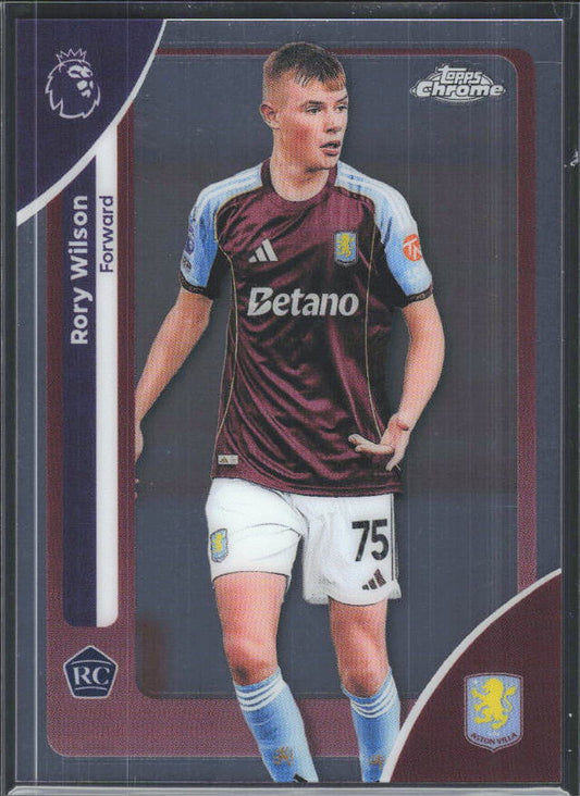 2025-26 Topps Chrome Premier League #27 Rory Wilson Base