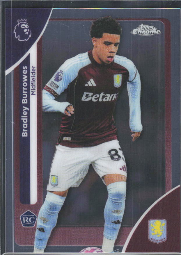 2025-26 Topps Chrome Premier League #29 Bradley Burrowes Base
