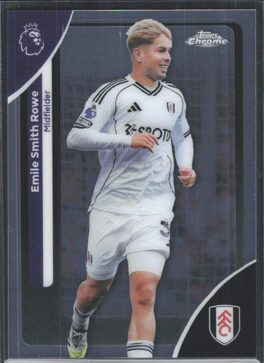 2025-26 Topps Chrome Premier League #92 Emile Smith Rowe Base