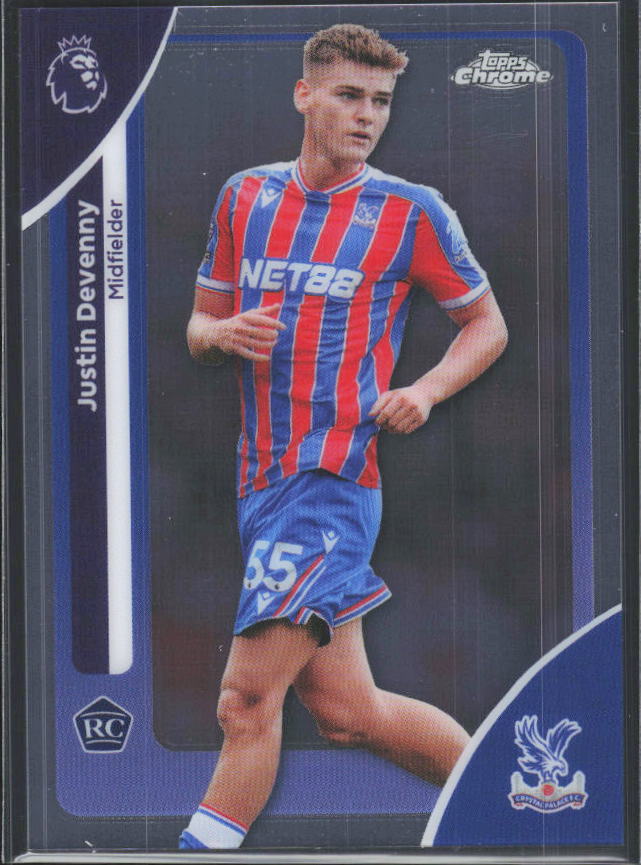 2025-26 Topps Chrome Premier League #71 Justin Devenny Base