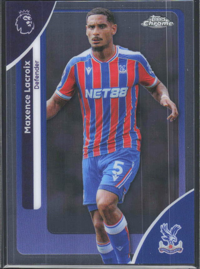 2025-26 Topps Chrome Premier League #78 Maxence Lacroix Base
