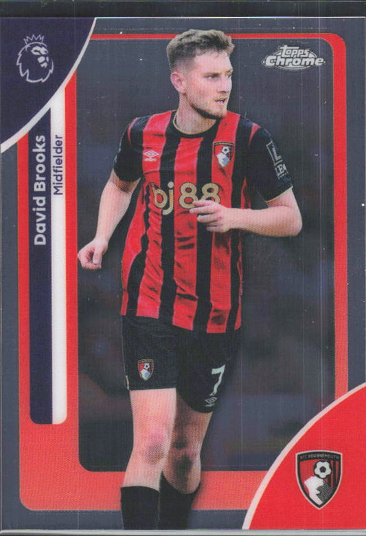 2025-26 Topps Chrome Premier League #4 David Brooks Refractor Base