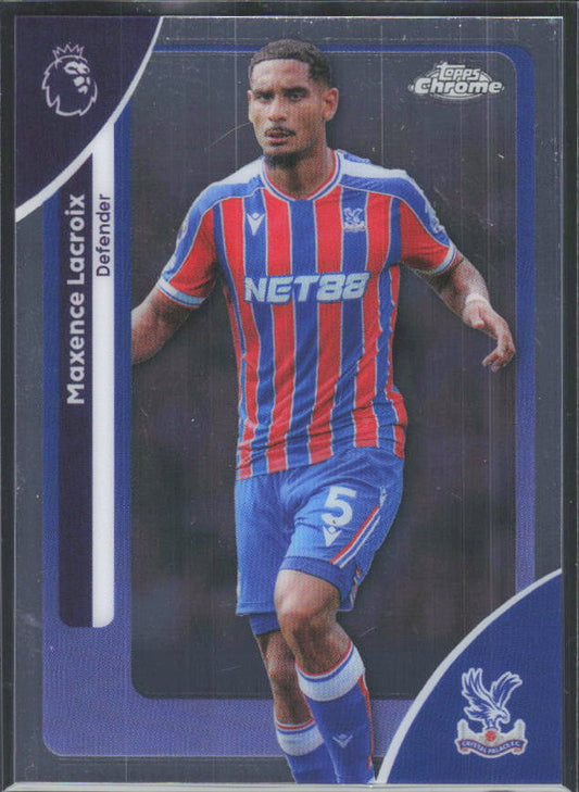 2025-26 Topps Chrome Premier League #78 Maxence Lacroix Base