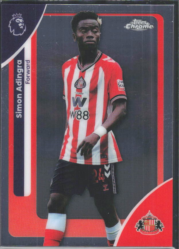 2025-26 Topps Chrome Premier League #168 Simon Adingra Base
