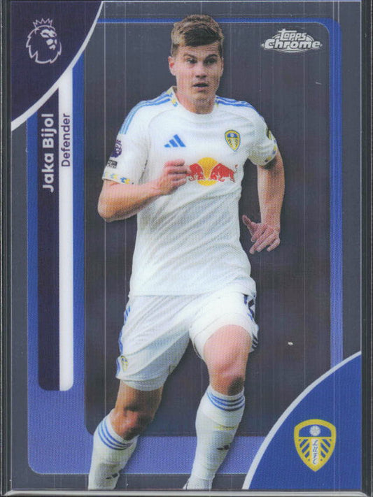 2025-26 Topps Chrome Premier League #102 Jaka Bijol Refractor Base