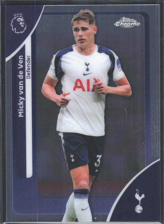 2025-26 Topps Chrome Premier League #174 Micky van de Ven Base