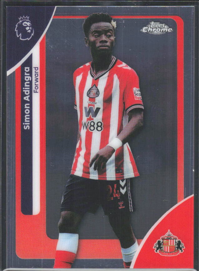 2025-26 Topps Chrome Premier League #168 Simon Adingra Base