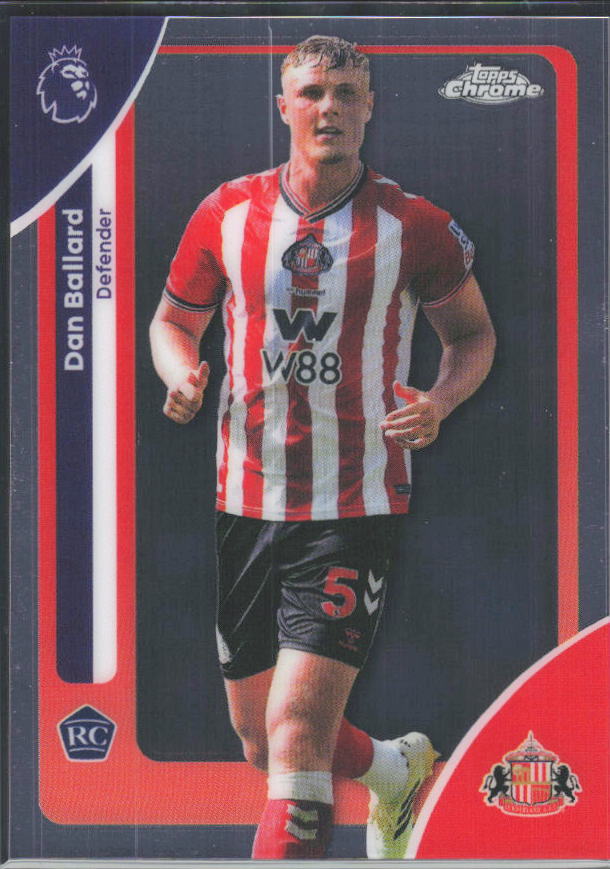 2025-26 Topps Chrome Premier League #165 Dan Ballard Base