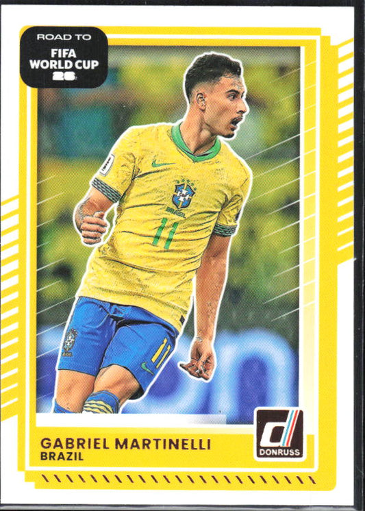2025-26 Donruss Road to FIFA World Cup #184 Gabriel Martinelli Base
